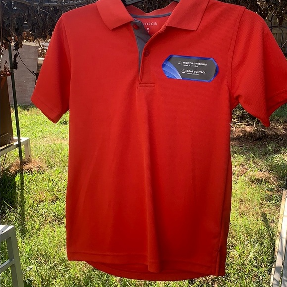 Moisture Wicking Odor Control Boys Shirt Size M(8) - Picture 1 of 3